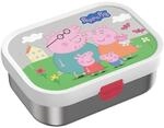 Mepal Lunchbox "Edelstahl-Brotdose mit Gabel Campus 18 x 13 cm" Sp&uuml;lmaschinenfest