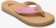 Zehentrenner ROXY "PORTO RAFFIA", Damen, Gr. 42, raspberry, Synthetik, Textil,...