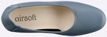 Ballerina CLASSIC, Damen, Gr. 37, bleu, Glattleder, Basic, Schuhe Ballerina