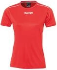 T-Shirt KEMPA "Shirt POLY WOMEN", Damen, Gr. XL, rot, Obermaterial: 100% Polyester