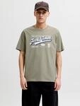 Jack & Jones T-Shirt "JJELOGO TEE SS O-NECK 2 COL AW26 SN" Baumwolle, regular...
