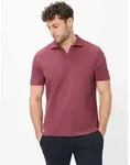 Poloshirt BRAX "Style PRINCETON", Herren, Gr. M (50), dunkelrot, 100% Baumwolle,