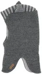 Schlupfm&uuml;tze MAXIMO, Jungen, Gr. 49, grau (mittelgraumeliert), Strick, Materialmix,