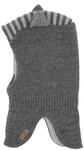Schlupfm&uuml;tze MAXIMO, Jungen, Gr. 49, grau (mittelgraumeliert), Strick, Materialmix,