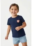 T-Shirt KIDS ONLY "KOGLANY-NINA LIFE LOVE S/S TOP FR JRS", M&auml;dchen, Gr....