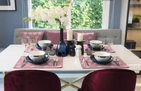 Adam Platzset "Retro Floret" GOTS organic,zertifiziert durch CERES 0242