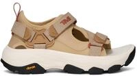 Sandale TEVA "GRANDVIEW MAX SANDAL WOMEN", Damen, Gr. 36, beige (boulder), Synthetik,