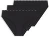 Slip BOSS "3P MICRO BRIEF", Damen, Gr. S, schwarz 001, Webqualit&auml;t,...