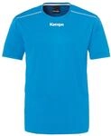 T-Shirt KEMPA "Shirt POLY Kids", Jungen, Gr. 140, blau (kempablau), Obermaterial:
