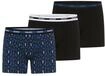 Boxershorts HUGO UNDERWEAR "BOXER BR PLANET DES", Herren, Gr. XL (54), 3 Stk.,...