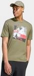 T-Shirt ADIDAS SPORTSWEAR "M MOS OUTDOOR T", Herren, Gr. L, olive strata,