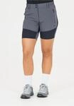 Shorts WHISTLER "LALA", Damen, Gr. 46, EURO-Gr&ouml;&szlig;en, blau, anthrazit, 92%...