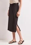 Midirock STREET ONE, Damen, Gr. 34, espresso braun, Stoff, 75% Viskose, 20%