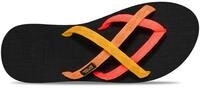 Sandale TEVA "OLOWAHU WOMEN", Damen, Gr. 39, neon coral multi, Textil, Schuhe