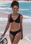 B&uuml;gel-Bikini-Top LASCANA "Fay", Damen, Gr. 44, Cup C, schwarz, Obermaterial:...