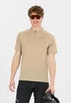 Funktionsshirt ENDURANCE "Crow", Herren, Gr. S, beige, 100% Polyester, meliert,