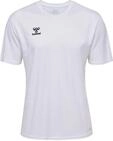 Trainingsshirt HUMMEL "HMLESSENTIAL JERSEY S/S", Herren, Gr. 4XL, wei&szlig;, Trikot,