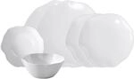 Geschirr-Set VILLEROY & BOCH "Basic-Set Pura 6er Set wei&szlig;", wei&szlig;, 6, Porzellan,