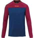 Langarmshirt KEMPA "Longsleeve PRIME LANGARMSHIRT", Herren, Gr. M, blau (deep...