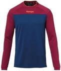 Langarmshirt KEMPA "Longsleeve PRIME LANGARMSHIRT", Herren, Gr. M, blau (deep blau,