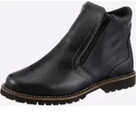 Stiefelette HEINE, Damen, Gr. 36, marine, Glattleder, Leder, Rindsleder, Schuhe