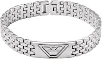 Armband EMPORIO ARMANI "Schmuck Geschenk Edelstahl Armschmuck Armkette", silber