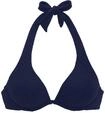 B&uuml;gel-Bikini-Top S.OLIVER "Oana", Damen, Gr. 44, Cup C, blau (marine),...