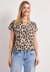 Shirtbluse STREET ONE, Damen, Gr. 34, timeless beige, Stoff, 100% Viskose,...