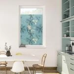 LICHTBLICK ORIGINAL Fensterfolie "Fensterfolie selbstklebend, Sichtschutz, Aqua