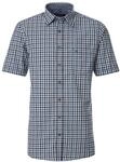 Kurzarmhemd CASAMODA "CASAMODA Freizeithemd Kurzarm kariert", Herren, Gr. XL,