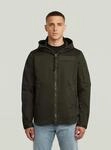 Langarmshirt G-STAR "Batt Hooded Overshirt", Herren, Gr. M, asfalt,...