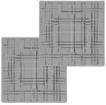 Nachtmann Servierplatte "Platten Square 21 x 21 cm 2er Set grau"