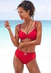 B&uuml;gel-Bikini-Top S.OLIVER "Beverly", Damen, Gr. 42, Cup D, rot,...