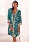 LASCANA Kimono mit Blumen Allover-Druck