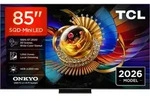 TCL QLED Mini LED-Fernseher "85Q7D ProX2", Energieeffizienz: D (A-G), schwarz,...