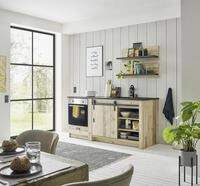 Home affaire K&uuml;chenzeile "Sherwood" Breite 196 cm, mit Herdumbauschrank, ohne