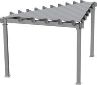 Sojag Pavillon "Lima 1010 Lichtgrau" 293,3x293,3x242,6cm