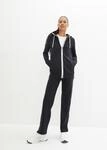 bonprix Jogginganzug Set, 2 bestehend aus Sweatjacke und Jogginghose, kontrastfarbige