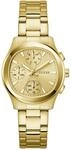 Multifunktionsuhr GUESS "BIRDIE", goldfarben, Armbanduhren, Damen, Quarzuhr,