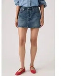 Levis Jeansrock "ICON SKIRT" mit Used-Effekten und ausgefransten Kanten