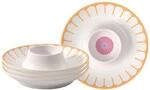 Villeroy & Boch Eierbecher "Eierbecher Fleur Couleur &oslash; 11,6 cm 4er Set bunt"