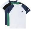 T-Shirt CHAMPION "Sports-inspired Toddler 3 pack T-shirt", Jungen, Gr. 68, wht,...