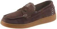 Loafer MARC O'POLO "Charlie", Damen, Gr. 42, braun (dunkelbraun), Veloursleder,