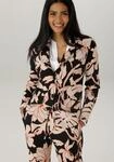 Jerseyblazer ANISTON SELECTED, Damen, Gr. 36, bunt (sand, schwarz, zimt),...