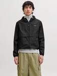 Regenjacke JACK & JONES "JCOCLUB RAIN JACKET", Herren, Gr. XS, schwarz, Web,
