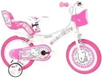 Dino Bikes Kinderfahrrad "Hello Kitty 14" Kinderfahrrad 3-6 Jahre" 1 Gang ohne