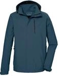 Outdoorjacke KILLTEC "KOS 52 MN JCKT", Herren, Gr. S, ocean, Obermaterial: 100%