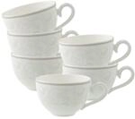 Villeroy & Boch Tasse "Kaffeetassen Gray Pearl 120 ml 6er Set wei&szlig;"