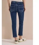 Comfort-fit-Jeans CECIL, Damen, Gr. 33, L&auml;nge 26, mid blau used wash, Jeans,...