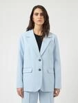 Longblazer Y.A.S "YASREEMAJ LS BLAZER NOOS", Damen, Gr. 36, skyway, Web,